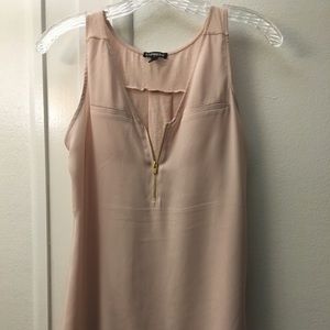 Express Blush zippered tank